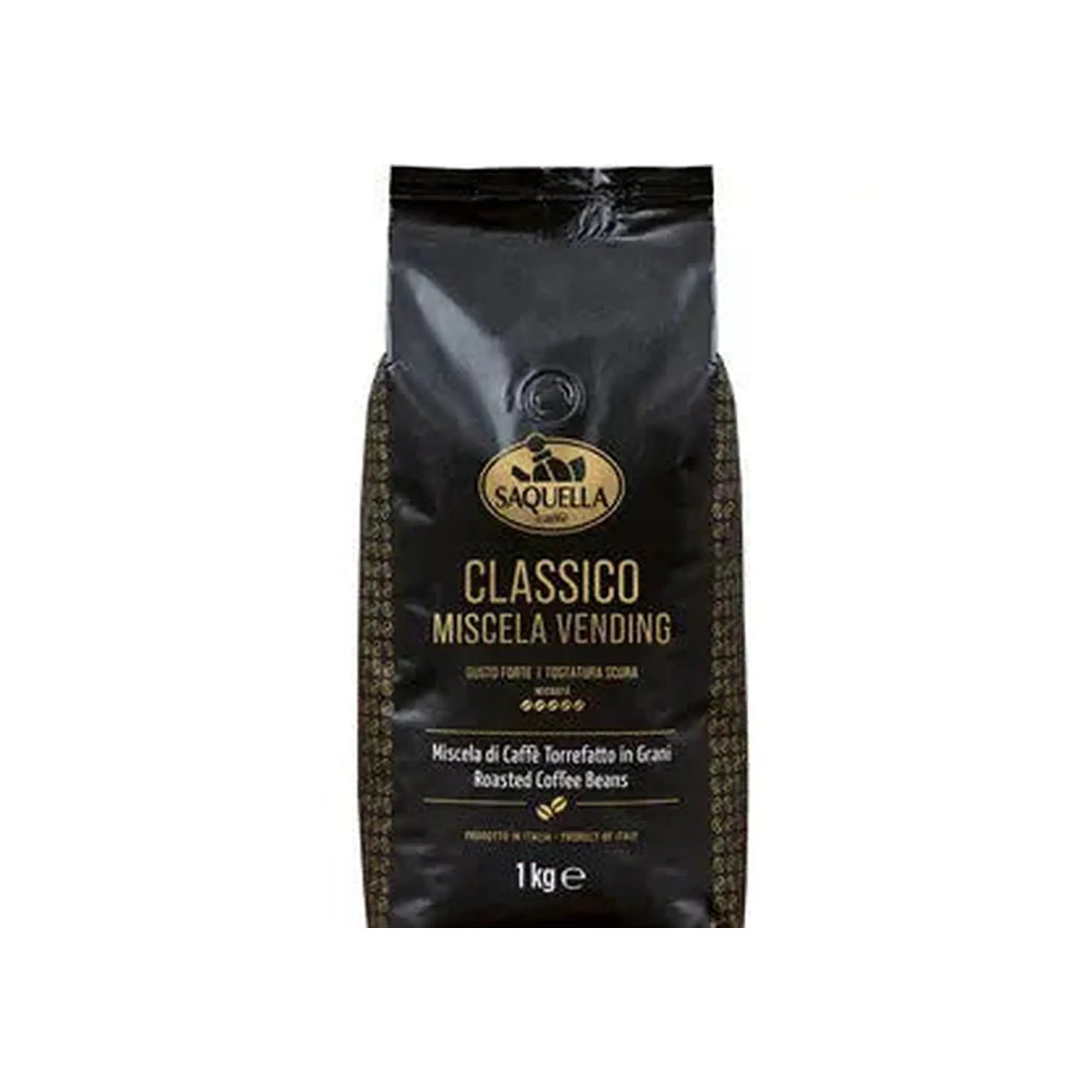Saquella - Classico Miscela Vending Whole Coffee Beans - 1kg at Coffee & Cream Egypt