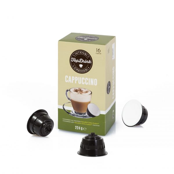 Caffe Carracci - cappuccino Dolce Gusto Pods - 16 capsules = 16 shot