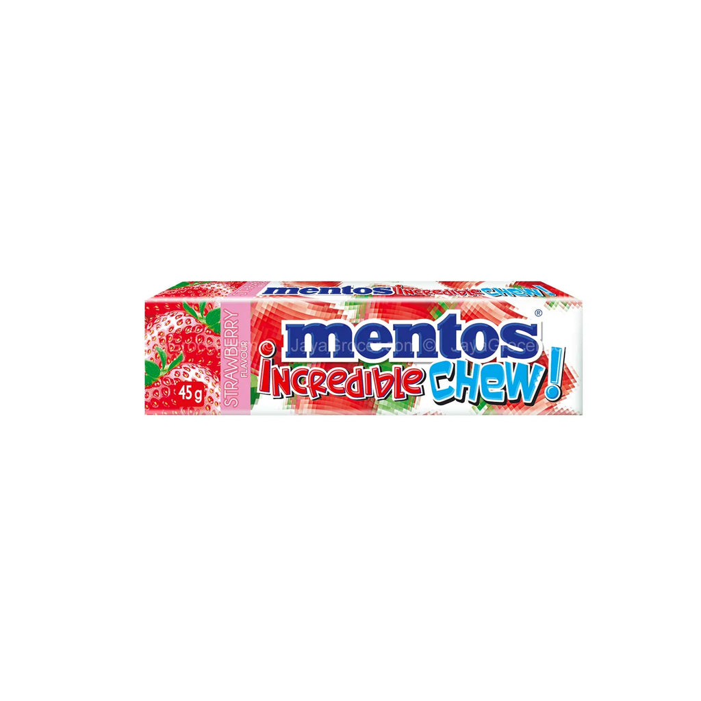 Mentos - Strawberry Chewing Gum - 45g best before 5\2024 (Imported)