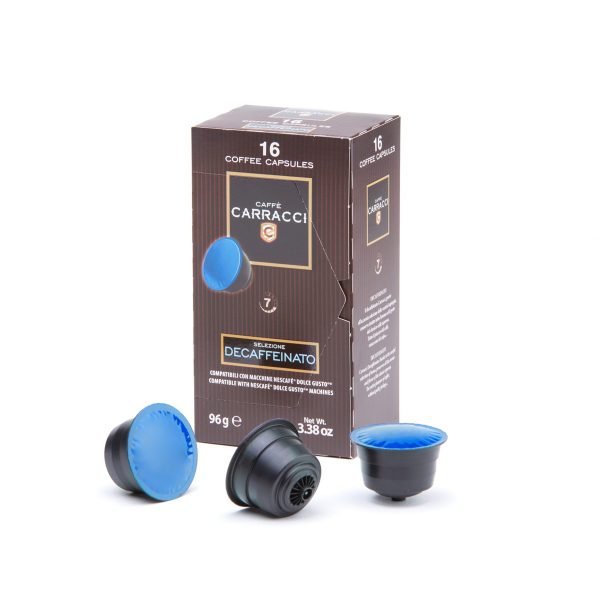 Caffe Carracci - Decaffeinato Dolce Gusto Pods - 16 capsules