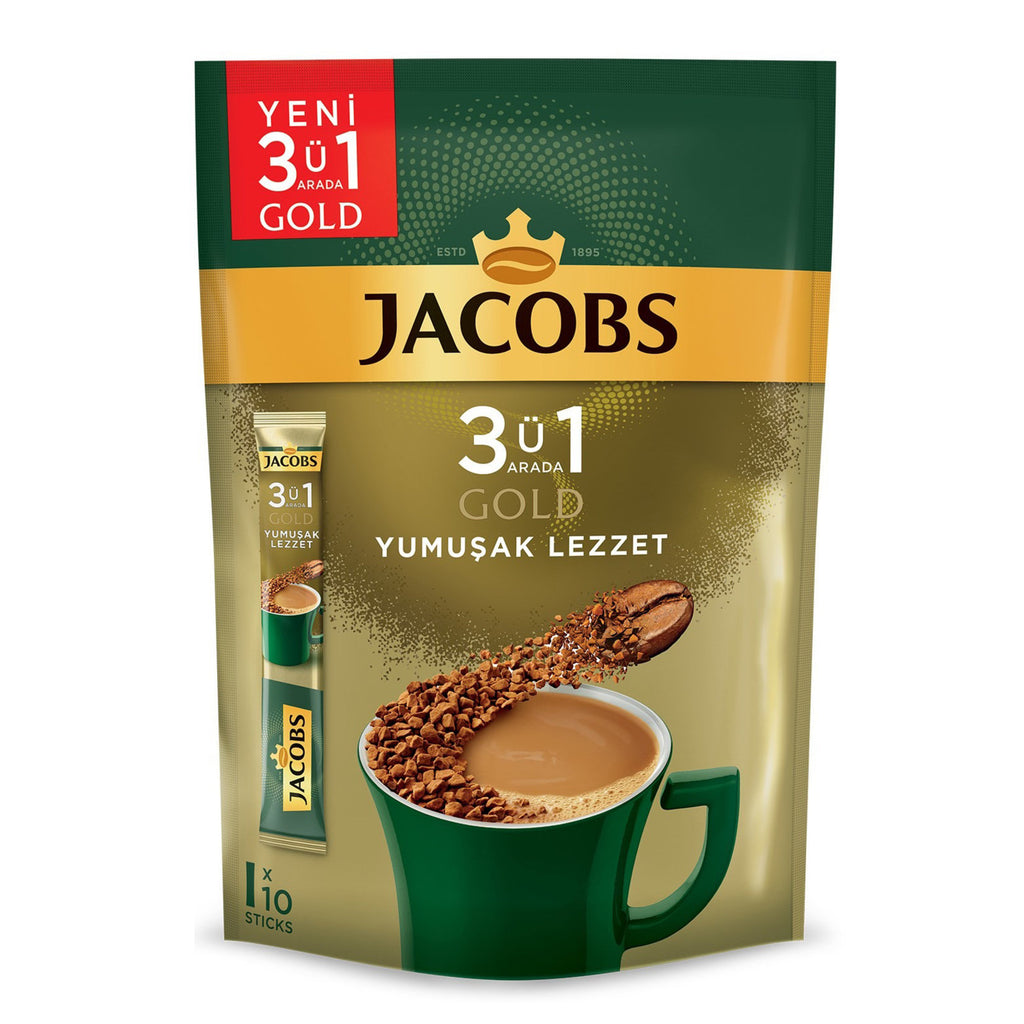 Jacobs - 3 in 1 Gold Yumusak Lezzet - 10 packs