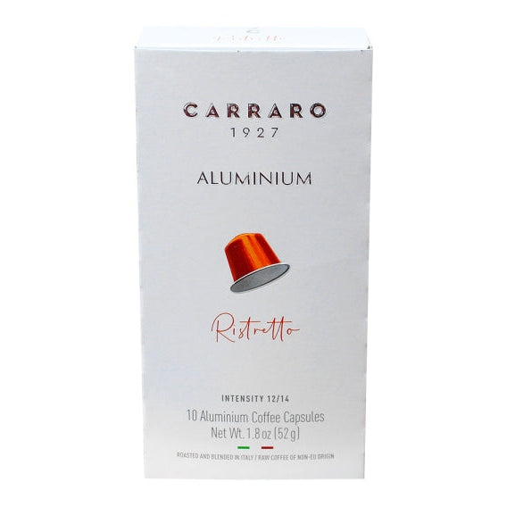 CARRARO - Aluminum Ristretto -10 capsules