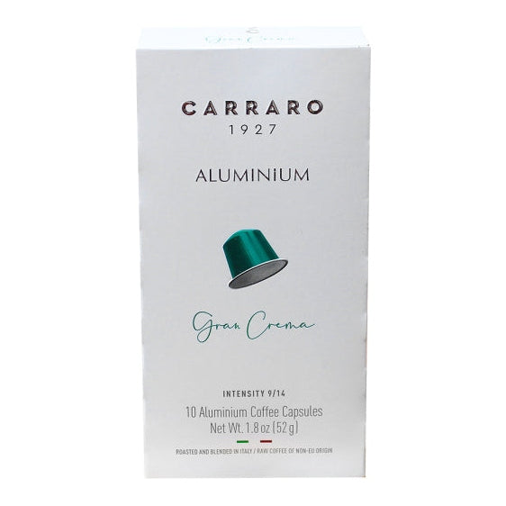 CARRARO - Aluminum Gran Crema -10 capsules