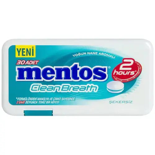 Mentos - Clean Breath - Mint Flavor- 21g at Coffee & Cream Egypt