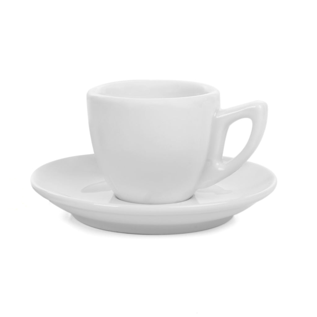 Small Mosta - Espresso cup with saucers in porcelain - 60ml