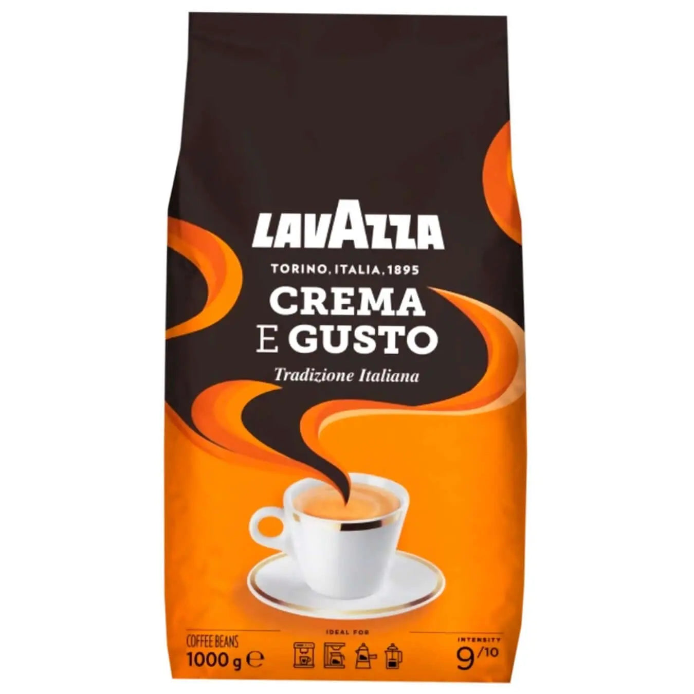 Lavazza Crema E Gusto Tradizione Italiana Whole Coffee Beans - 1kg at Coffee & Cream Egypt