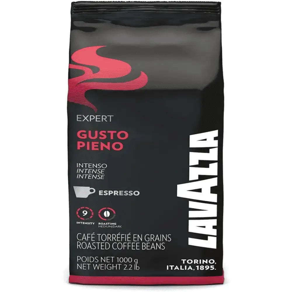 Lavazza Gusto Pieno Coffee Beans - 1kg coffee & cream