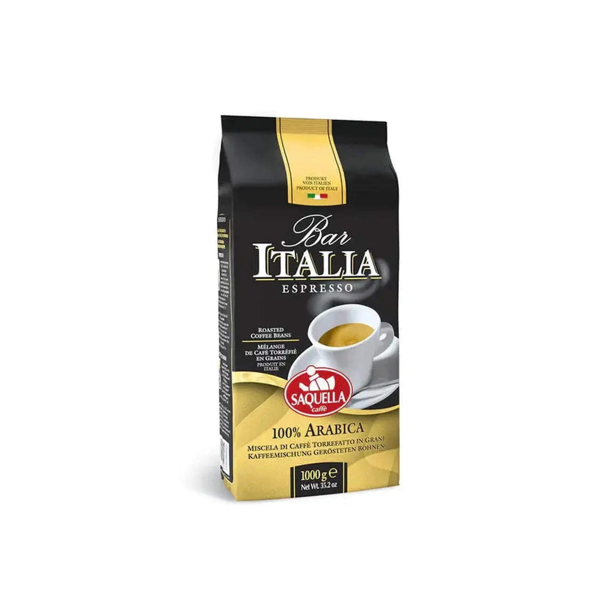 Saquella - 100% Arabica Whole Coffee Beans - 1kg at Coffee & Cream Egypt