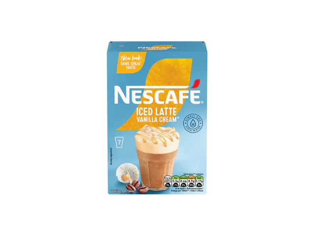 Nescafe - Iced Latte Vanilla Cream  -7 sachets