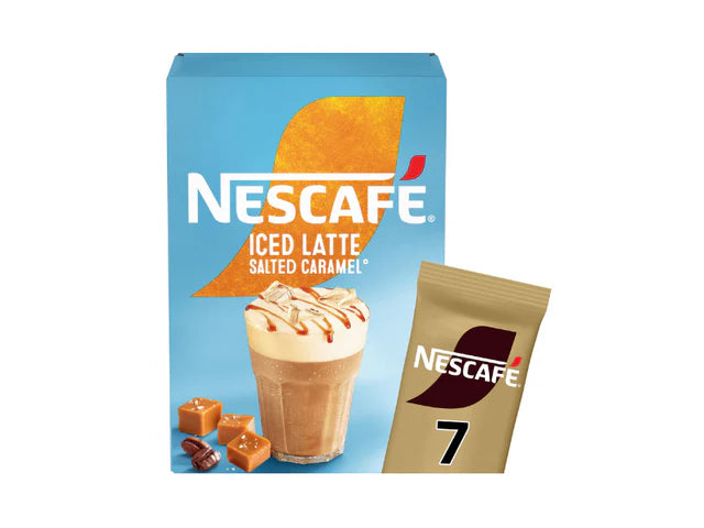 Nescafe - Iced Latte Slated Caramel -7 sachets