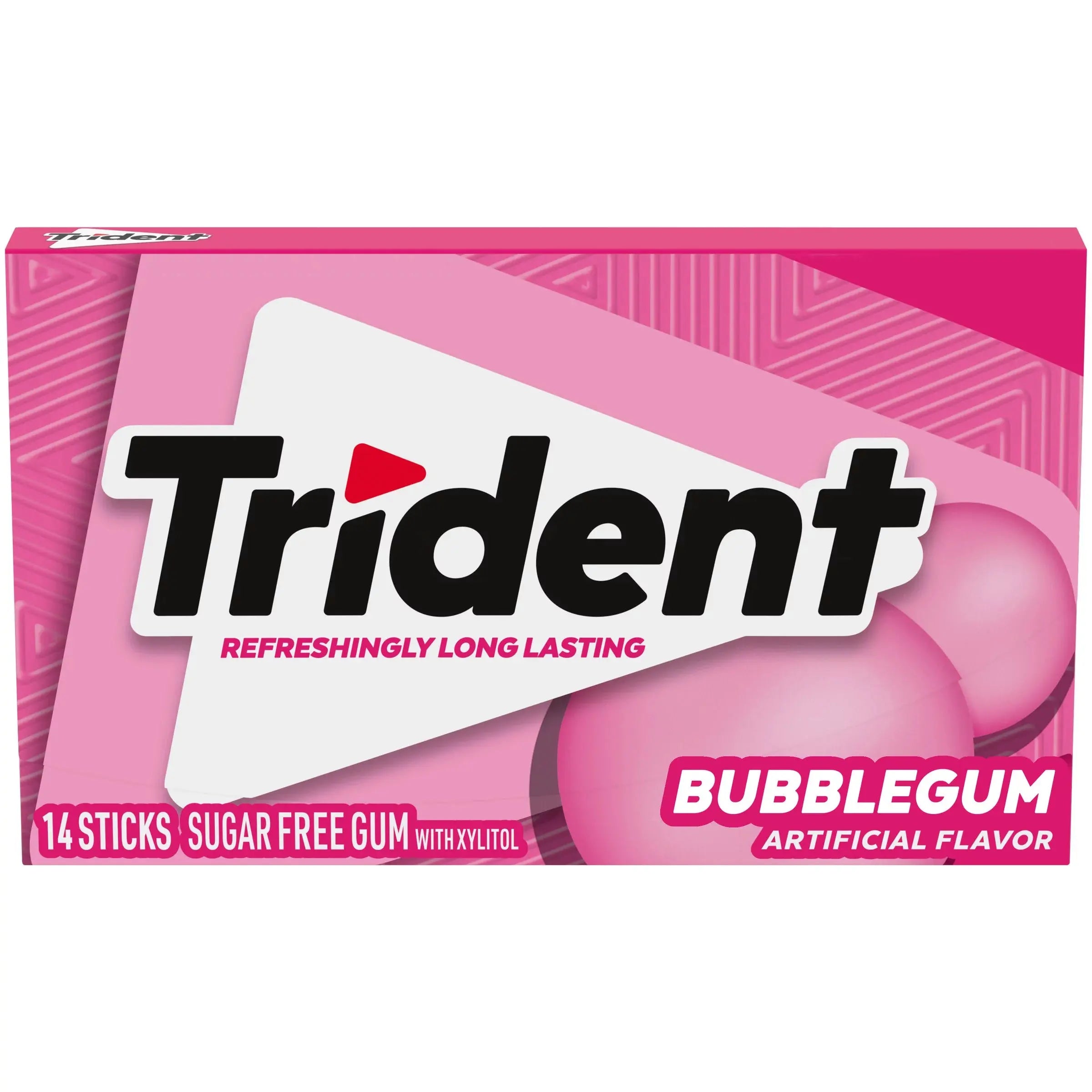 Trident - Bubblegum Sugar Free Gum -14 Pieces at Coffee & Cream Egypt