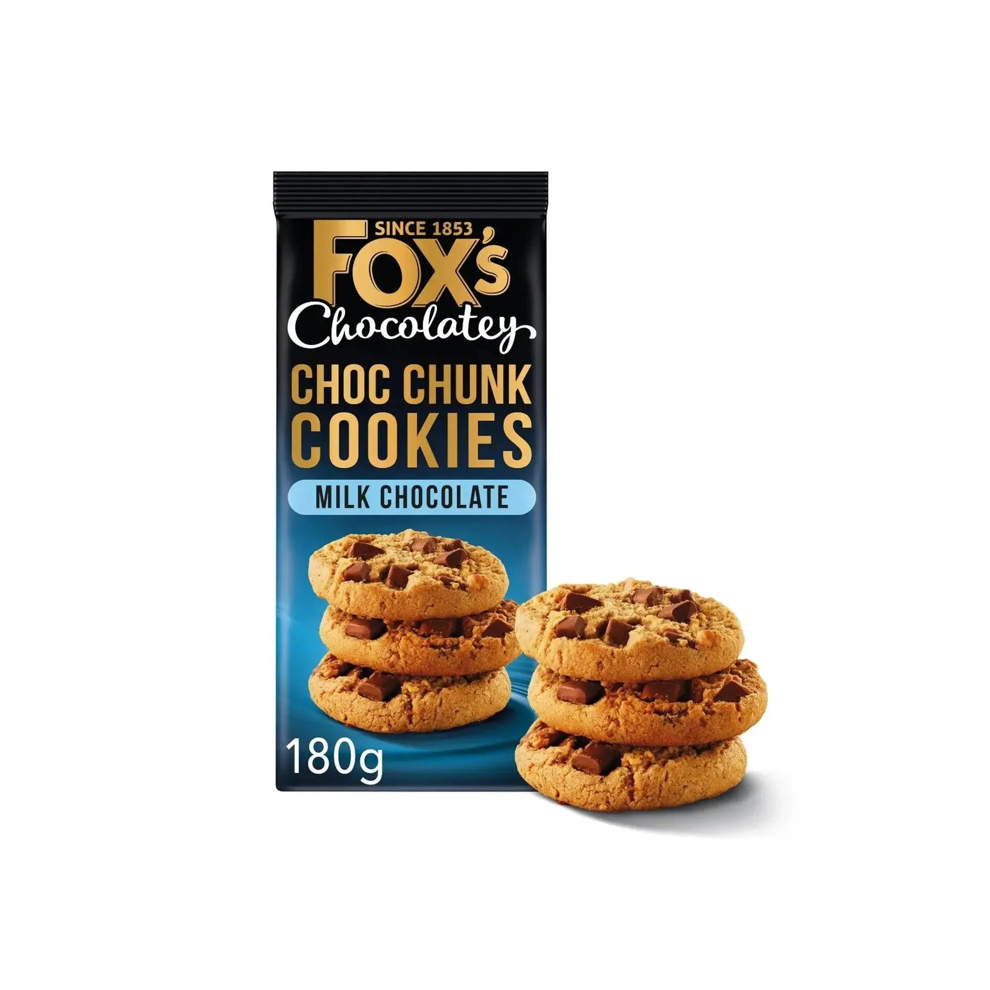 FOX'S - Choco Chunk Cookies Milk Chocolate - 180g at Coffee & Cream Egypt