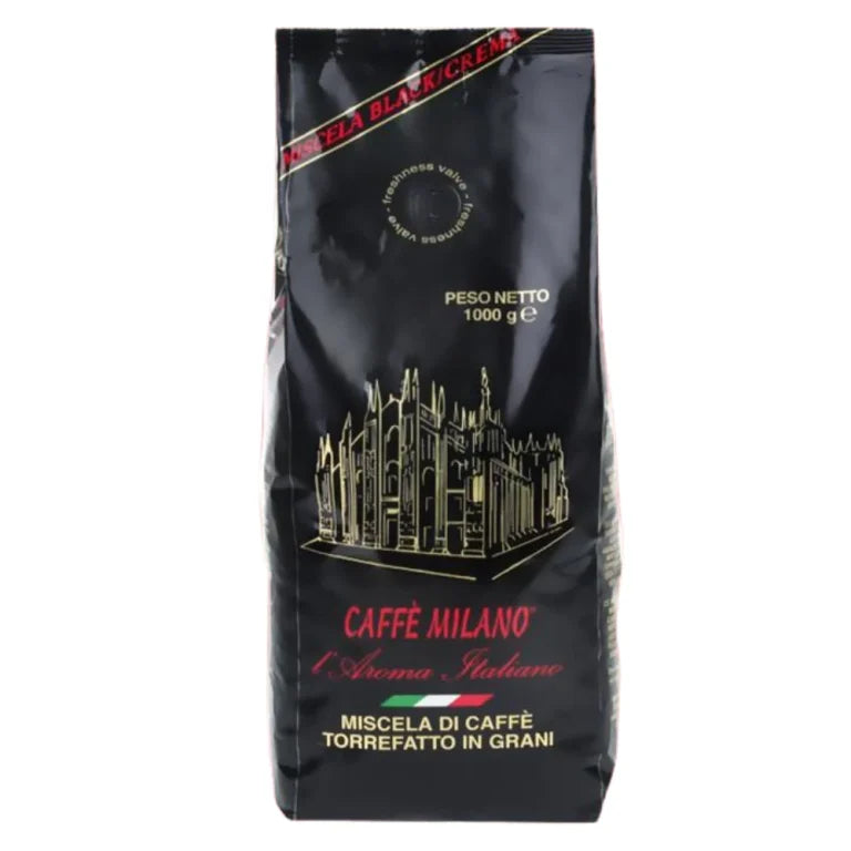 Caffe Milano - Miscela Black Creama Coffee Beans  - 250g