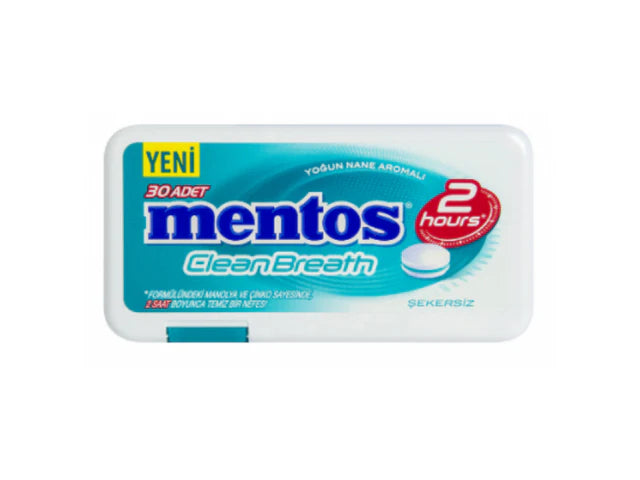 Mentos - Clean Breath - Intensive Mint Flavor- 21g