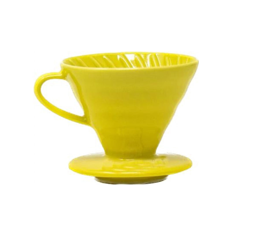 V60 porcelain Coffee Dripper 02 - Yellow