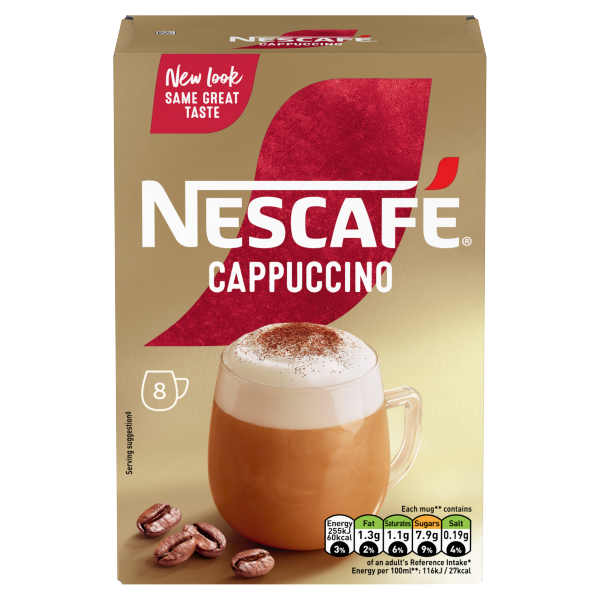 Nescafe - Cappuccino  -8 sachets