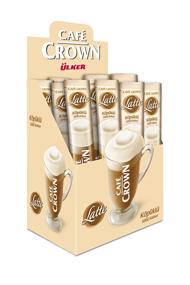 Cafe Crown Ulker - Latte Instant coffee - 17g * 24 Sachets