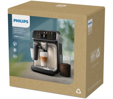 Philips 5500 Series Fully Automatic Espresso Machine LatteGo EP5544/80