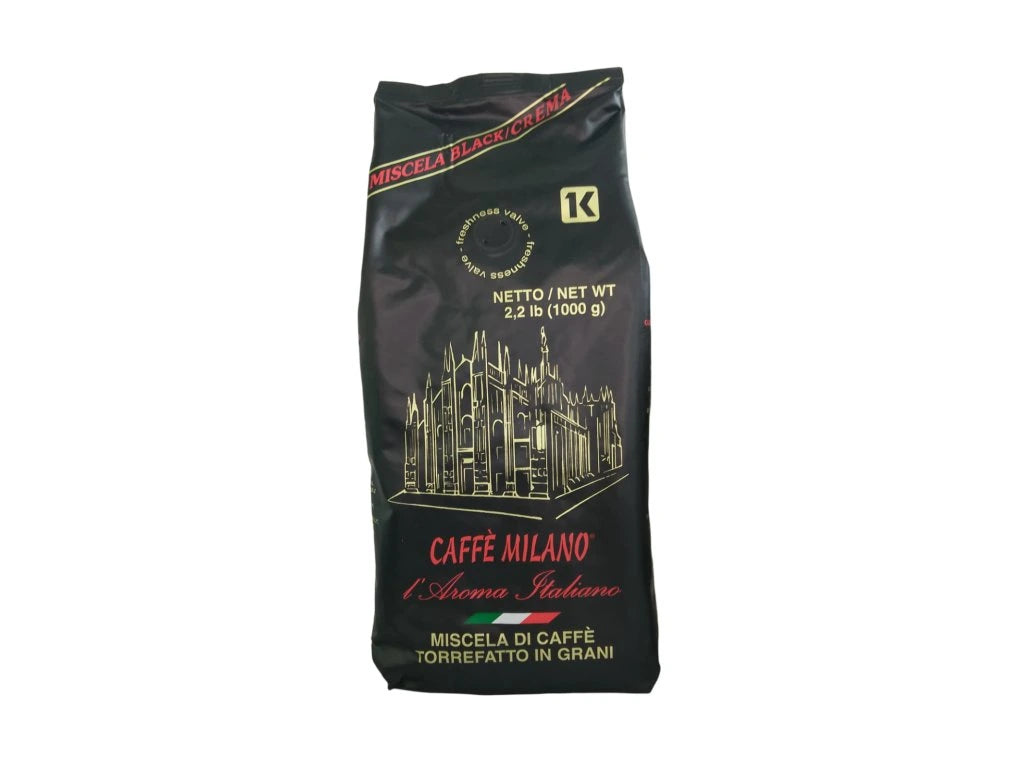 Caffe Milano - Black Blend Coffee Beans - 1 kg