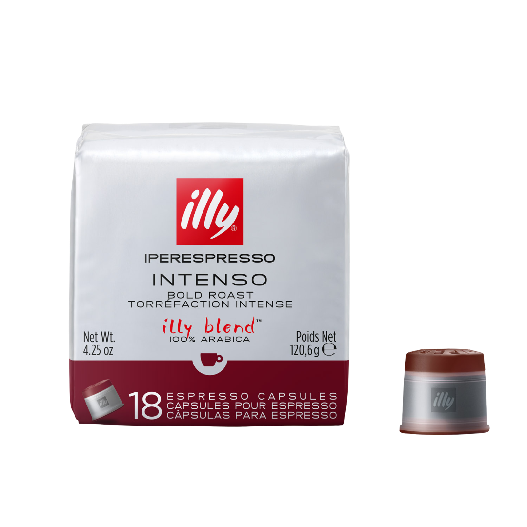 Illy Iperespresso Intenso Dark Roast Capsules 18 Pieces