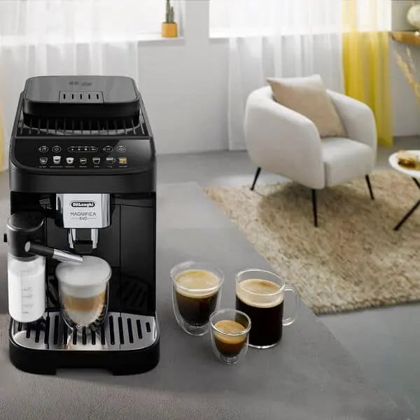 Order Delonghi Magnifica Evo One Touch Bean to Cup Coffee Machine ECAM292.81 Black for LE 44590.00 at Coffee & Cream, All your coffee needs in one place. Shop Coffee, Beans, Ground Coffee, Instant Coffee, Creamers, Coffee Machines, Blenders, and more. 50+