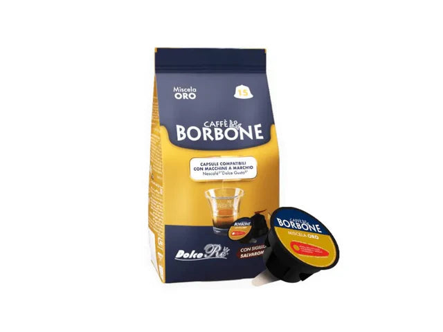 Caffe Borbone - Miscela ORO Capsules Compatible With Dolce Gusto - 15 Capsules