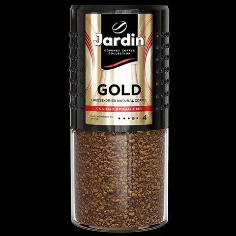 Order JARDIN - GOLD Balanced Instant coffee - 190g for LE 425.00 at Coffee & Cream, All your coffee needs in one place. Shop Coffee, Beans, Ground Coffee, Instant Coffee, Creamers, Coffee Machines, Blenders, and more. 50+ Brands Monin, Lavazza, Starbucks,