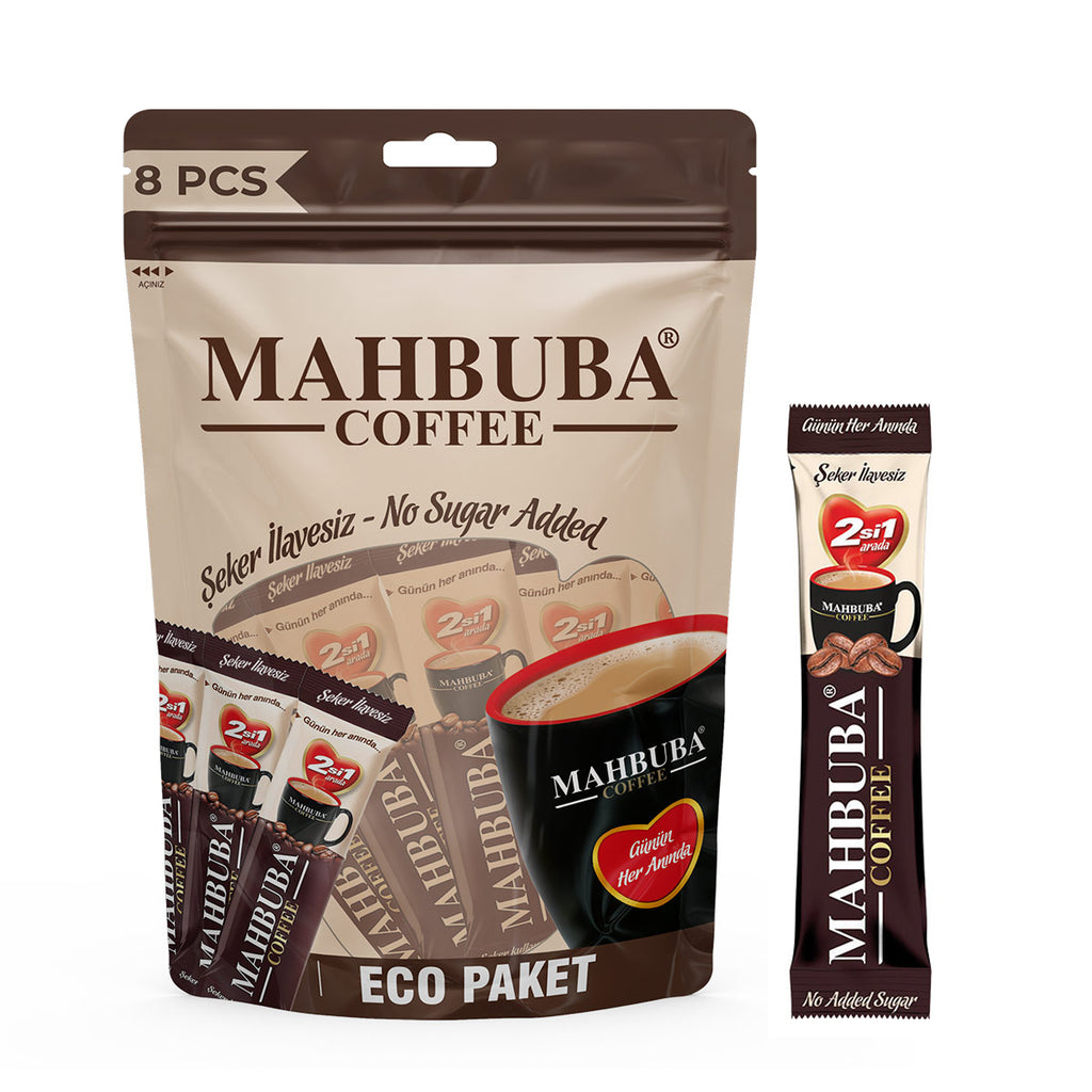 Mahbuba Coffee - 2 in 1 Instant Coffee 8x10gr