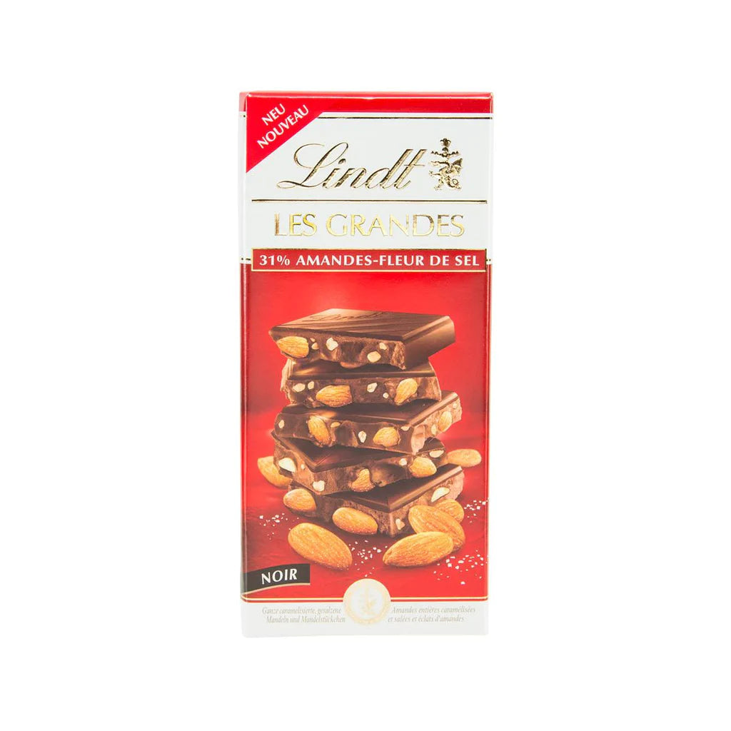 Lindt - Les Grandes 31% Almond And Sea Salt With Dark Chocolate - 150g