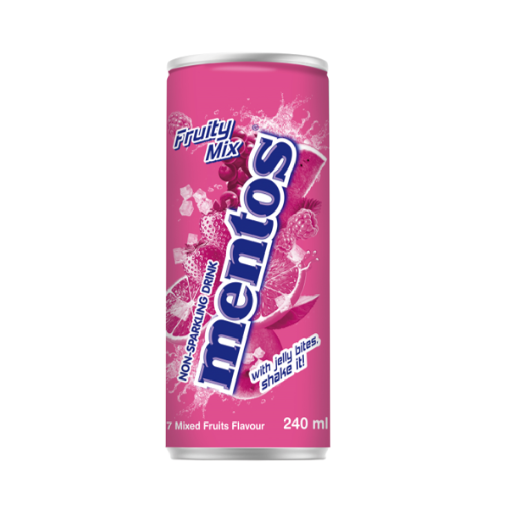 Mentos - Mix Fruits Soda Can - 240 ml (Imported)