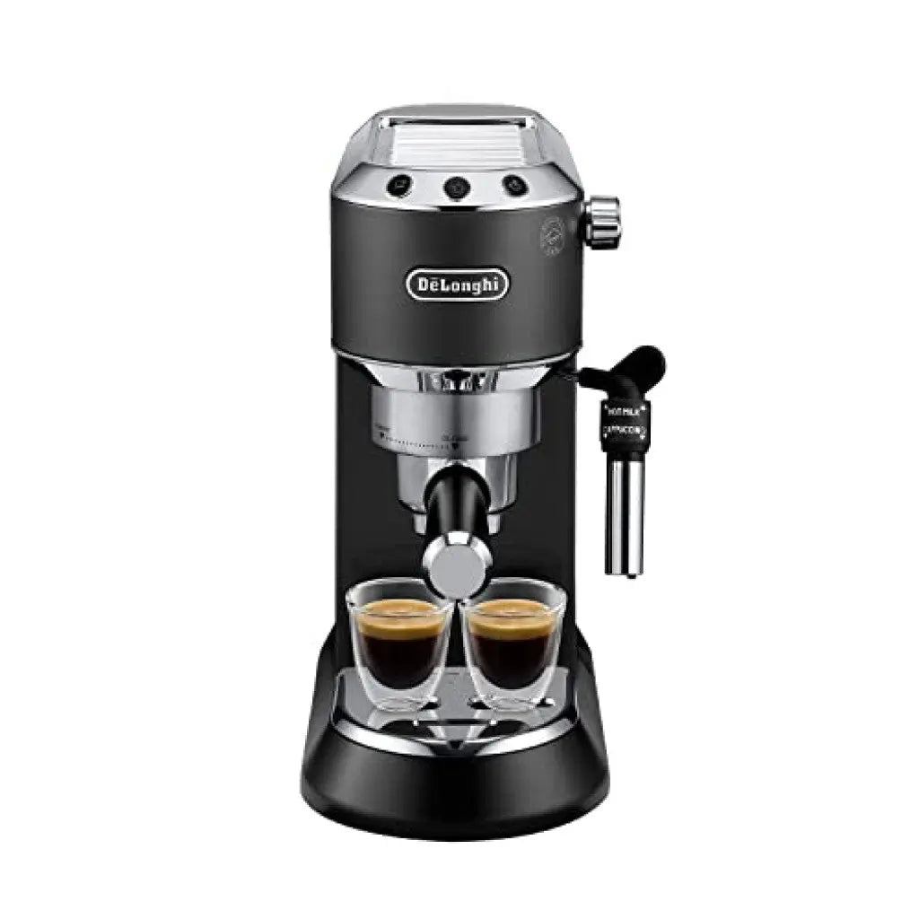 Order DeLonghi Dedica EC 685.BK Pump Espresso and Coffee Machine - Black for LE 7400.00 at Coffee & Cream, All your coffee needs in one place. Shop Coffee, Beans, Ground Coffee, Instant Coffee, Creamers, Coffee Machines, Blenders, and more. 50+ Brands Mon