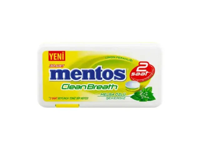 Mentos - 2 Hours Clean Breath Lemon -21g at Coffee & Cream Egypt