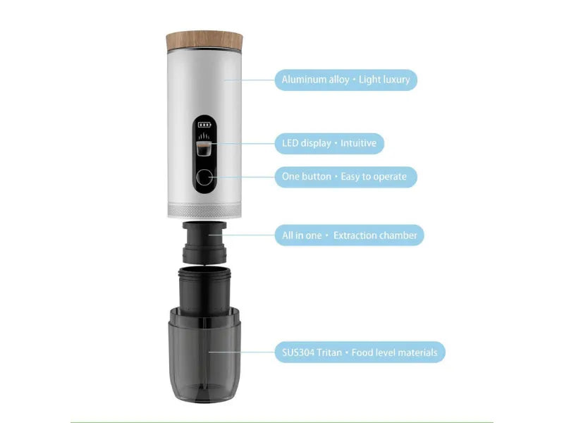 MaxxPresso Portable 2-in-1 Espresso Coffee Maker - M3