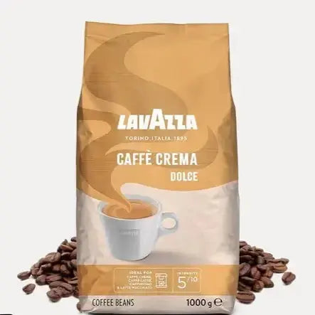 Lavazza Caffe Crema Dolce Whole Coffee Beans - 1kg at Coffee & Cream Egypt