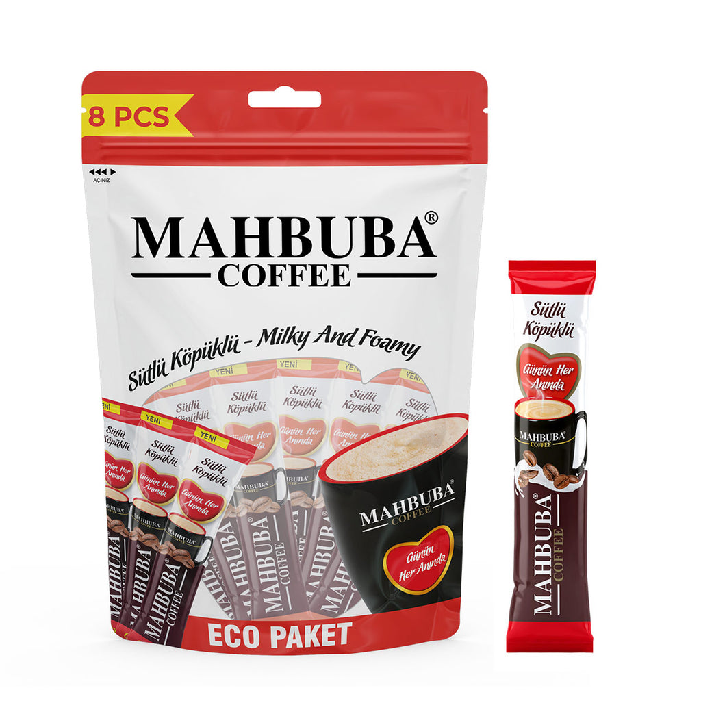 Mahbuba Coffee - 3 in 1 Instant Coffee 8x18gr