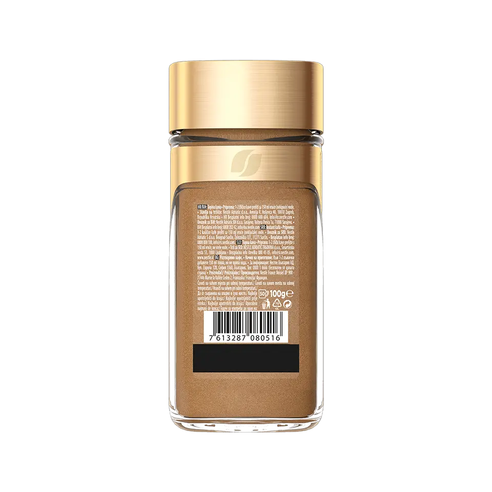 Order Nescafe Gold Crema Instant Coffee - 200g for LE 575.00 at Coffee & Cream, All your coffee needs in one place. Shop Coffee, Beans, Ground Coffee, Instant Coffee, Creamers, Coffee Machines, Blenders, and more. 50+ Brands Monin, Lavazza, Starbucks, Nes