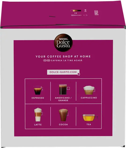 Order Nescafe Dolce Gusto Espresso 5 Coffee - 16 Capsules for LE 395.00 at Coffee & Cream, All your coffee needs in one place. Shop Coffee, Beans, Ground Coffee, Instant Coffee, Creamers, Coffee Machines, Blenders, Coffee and more. 50+ Brands Monin, Lavaz