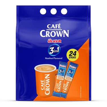 Cafe Crown Ulker - Classic 3in1 - Instant coffee - 17.5g * 24 Sachets