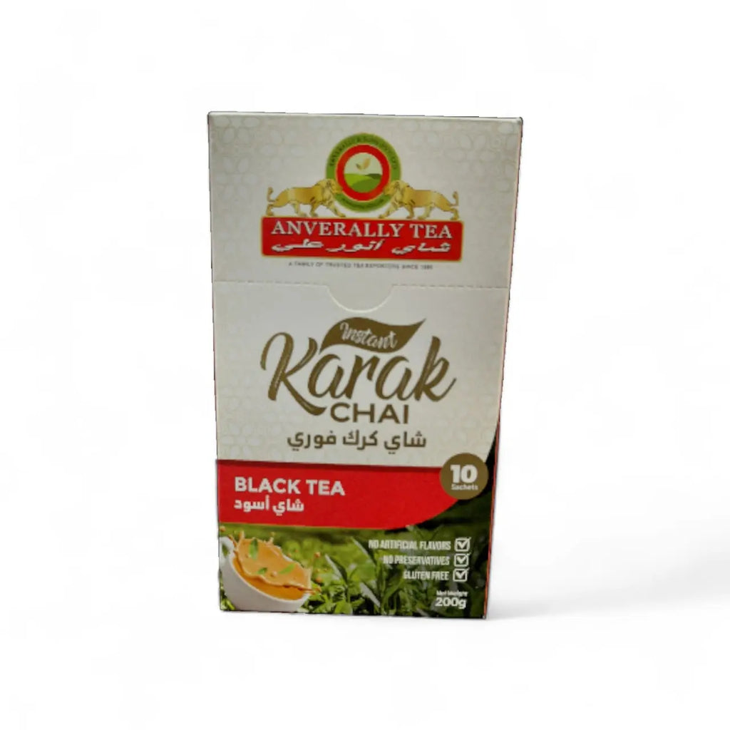 ANVERALLY TEA - Karak Chai Black Tea - 10 sachets Coffee & Cream