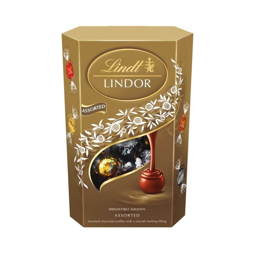 Lindt Lindor Assorted Milk & White Truffles 337g