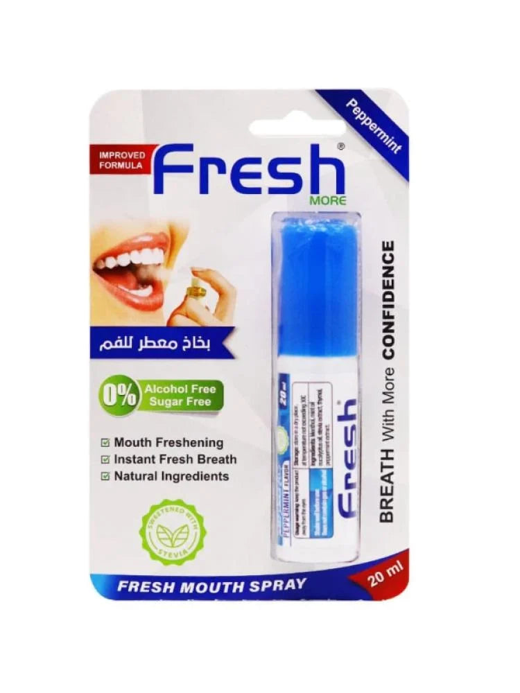 Fresh Mouth Spray - Pepperment Flavor- 20ml