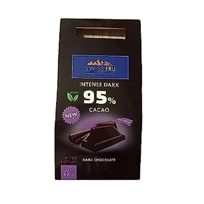 Swiss Fru - Intense Dark Chocolate 95% Cocoa - 110g