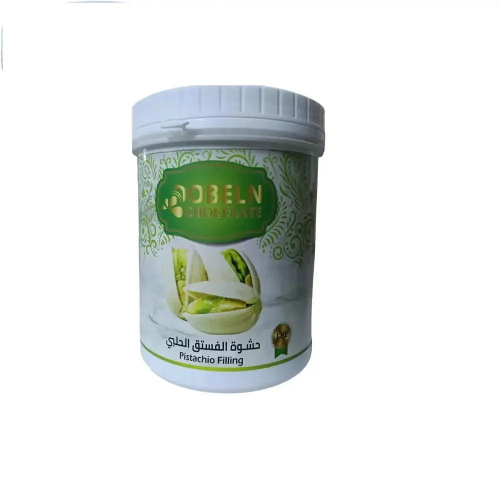 Dobeln Chocolate - High Quality Pistachio Spread Cream Filling (1kg, Pistachio Filling) at Coffee & Cream Egypt