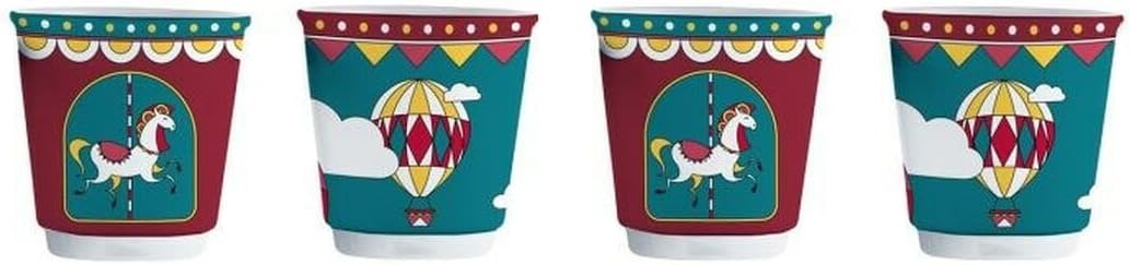 Bialetti Winter Wonderland Espresso Cups Set 4 × 90ml