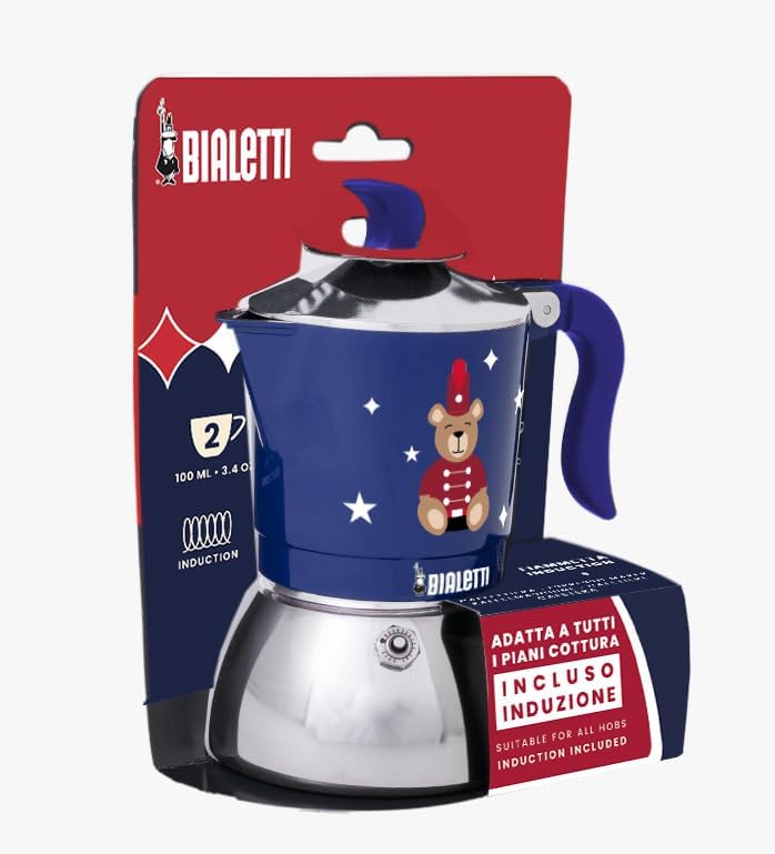 Bialetti Fiammetta Induction Bear Christmas 2025 Blue