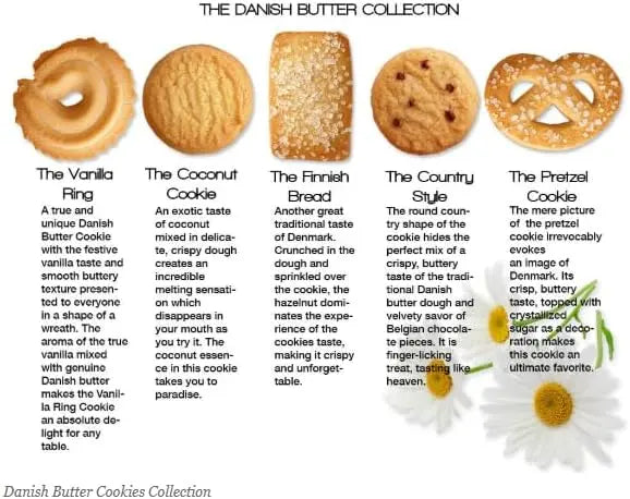 Danisa - Traditional Butter Cookies - 31g*18 piece Coffee & Cream