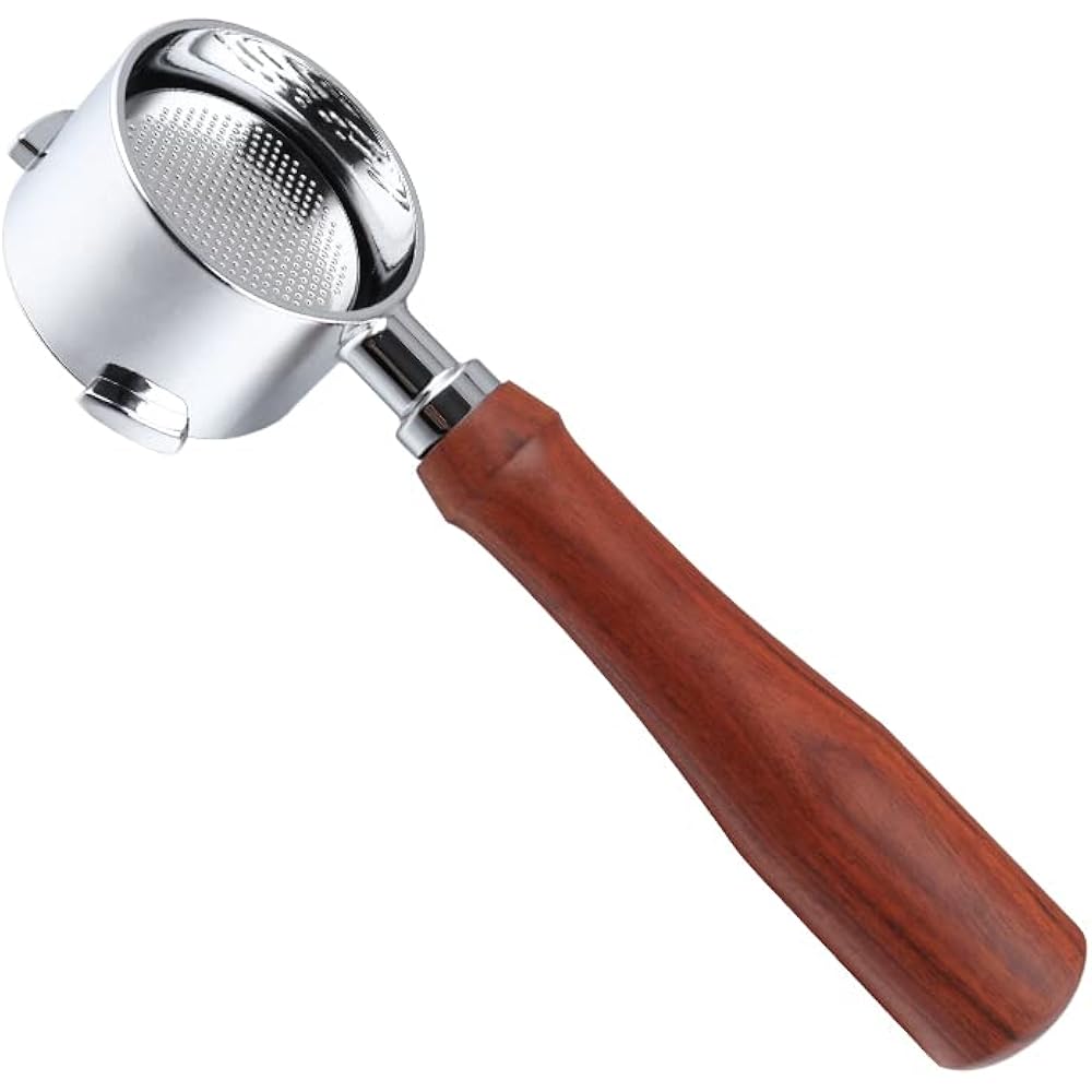 51mm Bottomless Portafilter — Compatible with DeLonghi Dedica