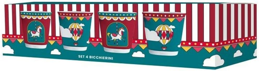 Bialetti Winter Wonderland Espresso Cups Set 4 × 90ml