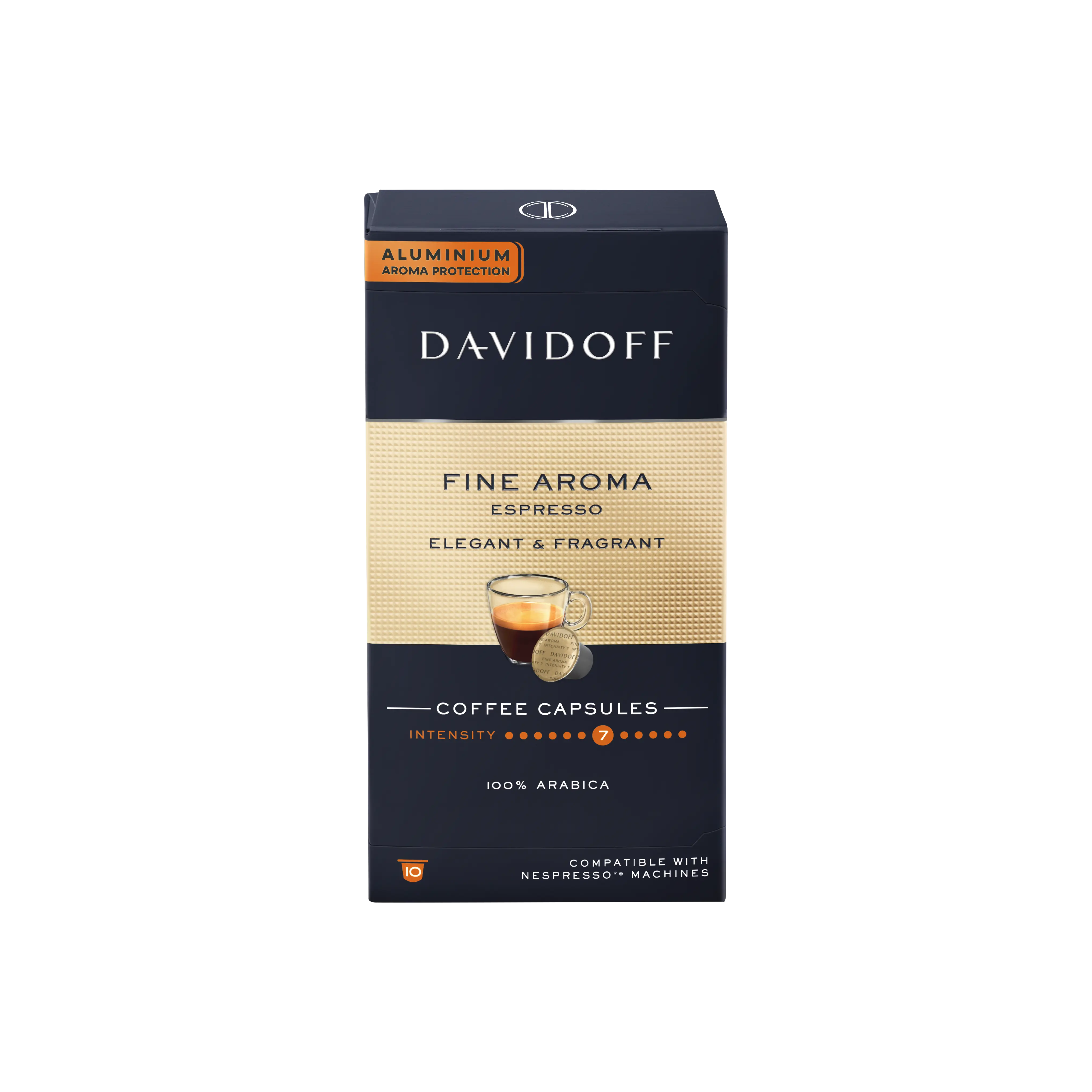 Order Davidoff - Fine Aroma Compatible By Nespresso - 10 capsules for LE 295.00 at Coffee & Cream, All your coffee needs in one place. Shop Coffee, Beans, Ground Coffee, Instant Coffee, Creamers, Coffee Machines, Blenders, and more. 50+ Brands Monin, Lava