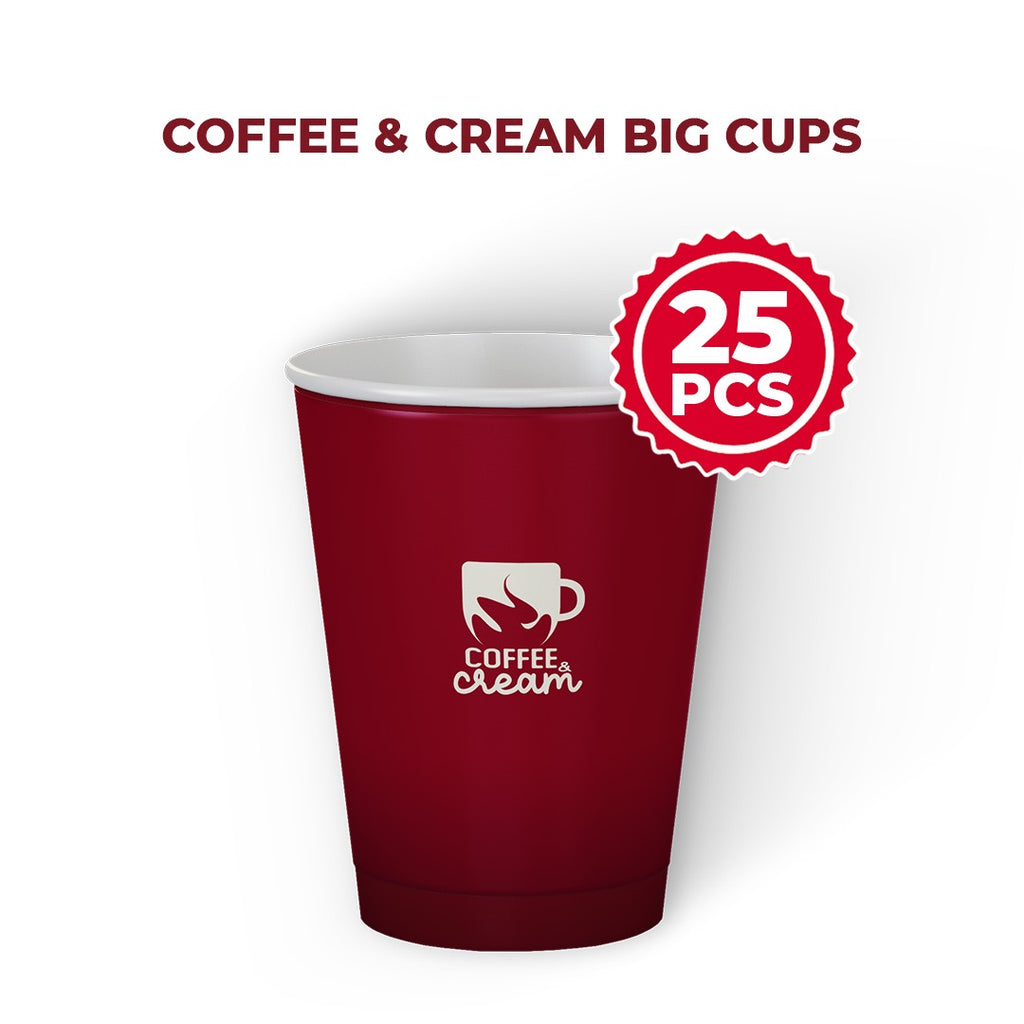 Coffee & Cream - Cappuccino Cup (Pack of 25) - 350 ml